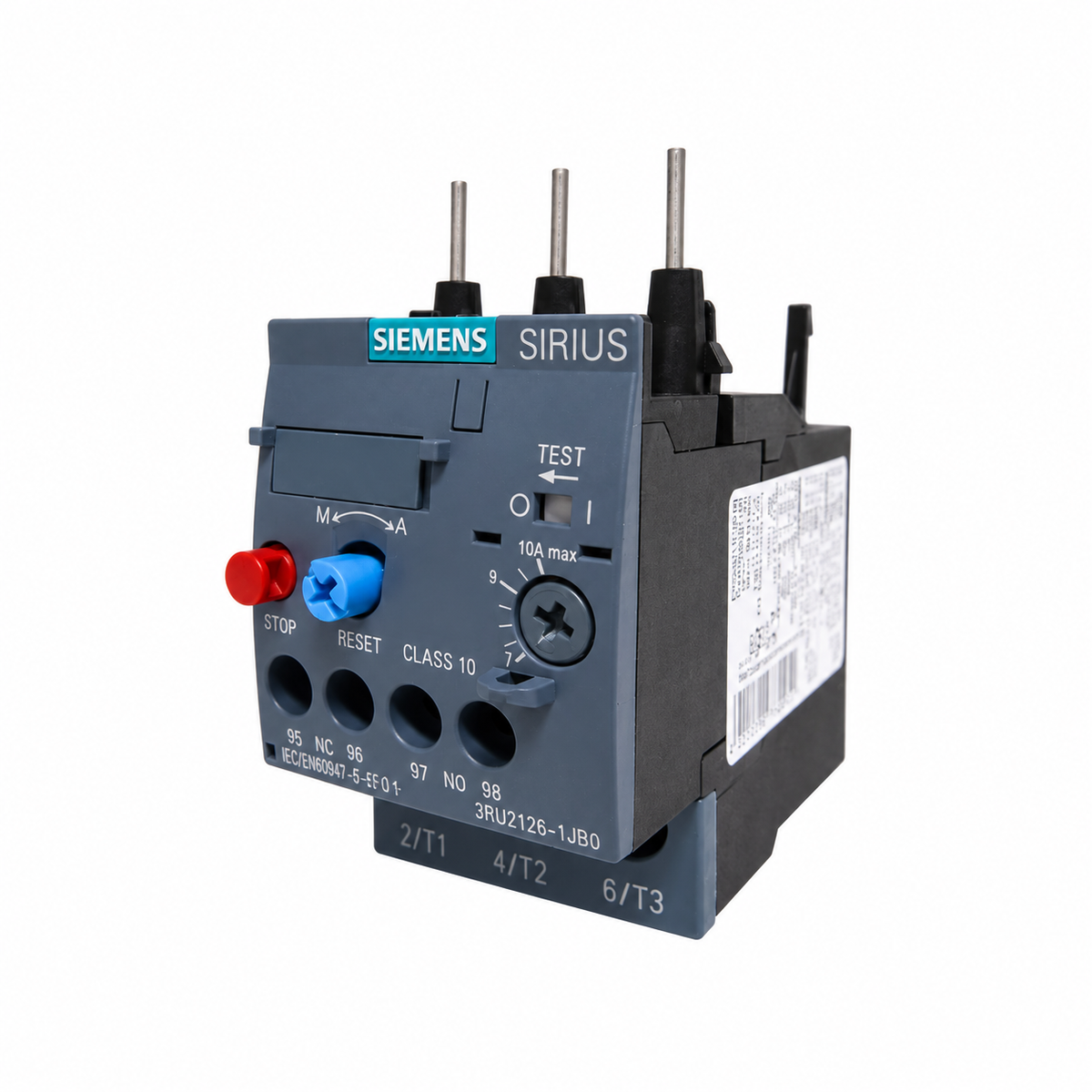 Siemens 3RU2126-1JB0 SIRIUS 3RU2 thermal overload relay