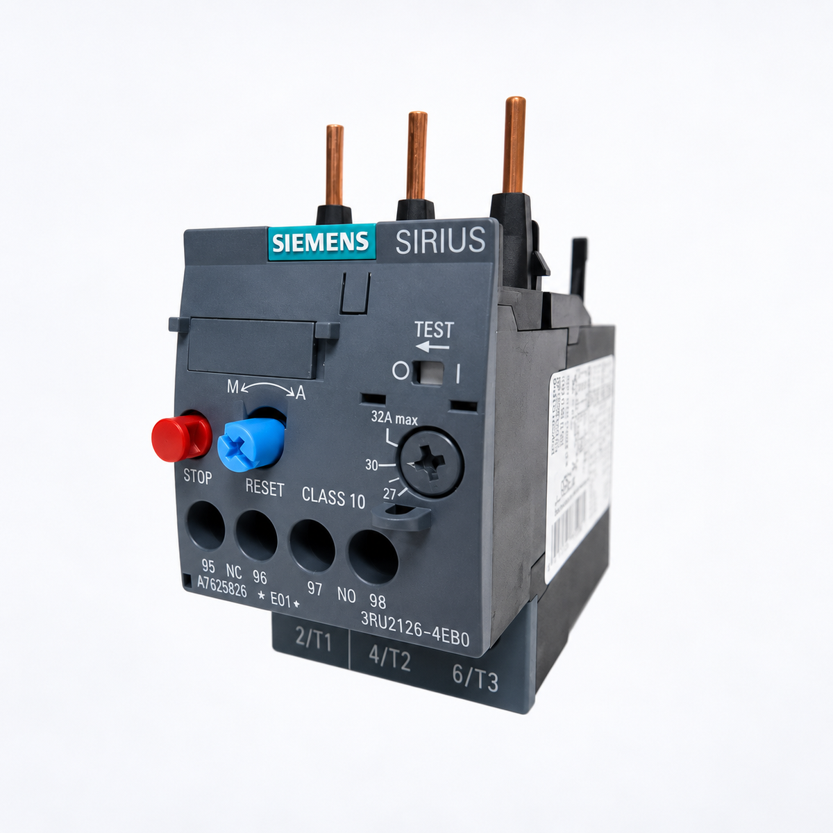 Siemens 3RU2126-4EB0 SIRIUS 3RU2 thermal overload relay