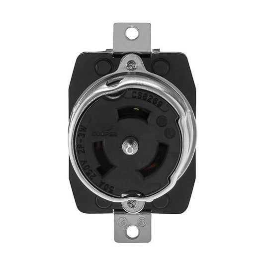 Eaton Arrow Hart CS8269 50A 250V 2P3W Locking Receptacle
