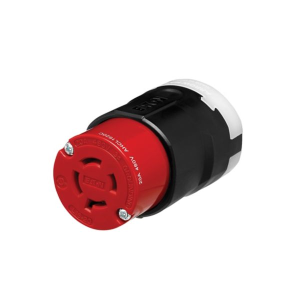 Eaton Arrow Hart AHCL1620C 20A 480V 3P4W Locking Connector