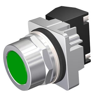 Siemens 52PM8A3A 30mm Non Illuminated Momentary Push Button Green