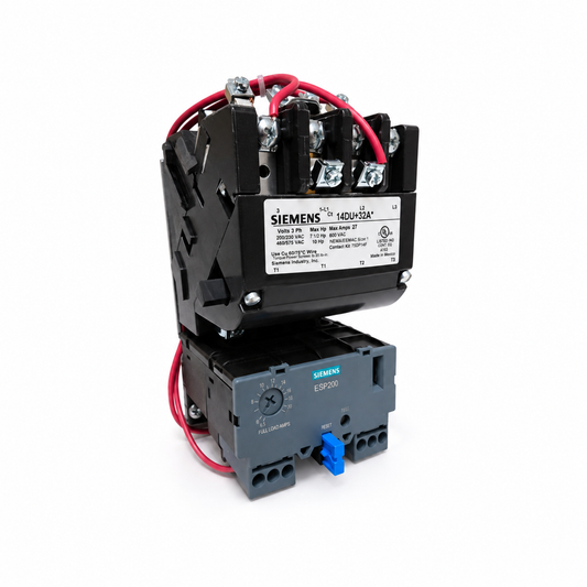 Siemens 14DUD32AA Class 14 NEMA Size 1 motor starter