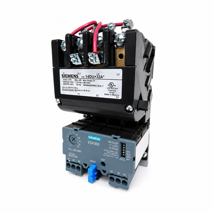 Siemens 14DUD32AA Class 14 NEMA Size 1 motor starter