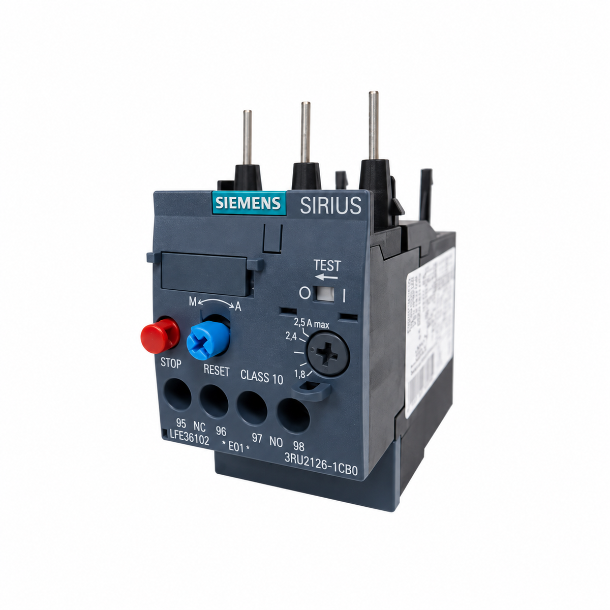 Siemens 3RU2126-1CB0 SIRIUS 3RU2 thermal overload relay