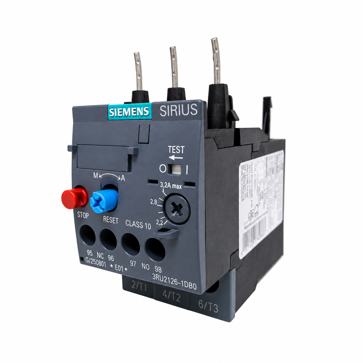 Siemens 3RU2126-1DB0 SIRIUS 3RU2 thermal overload relay