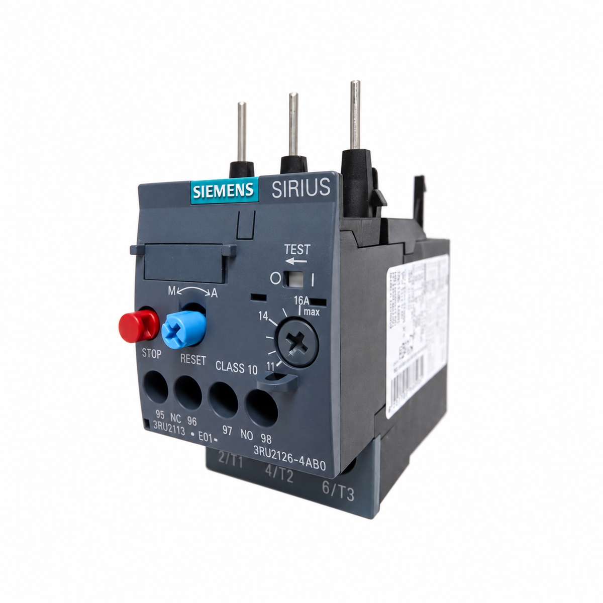 Siemens 3RU2126-4AB0 SIRIUS 3RU2 thermal overload relay