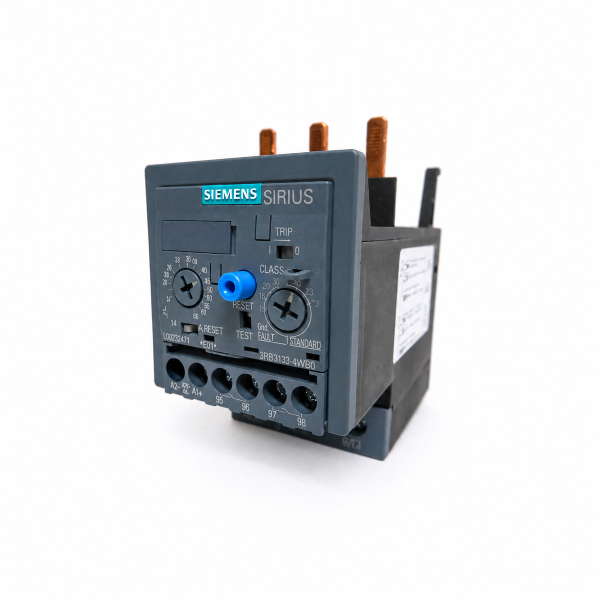 Siemens 3RB3133-4WB0 SIRIUS 3RB3 electronic overload relay