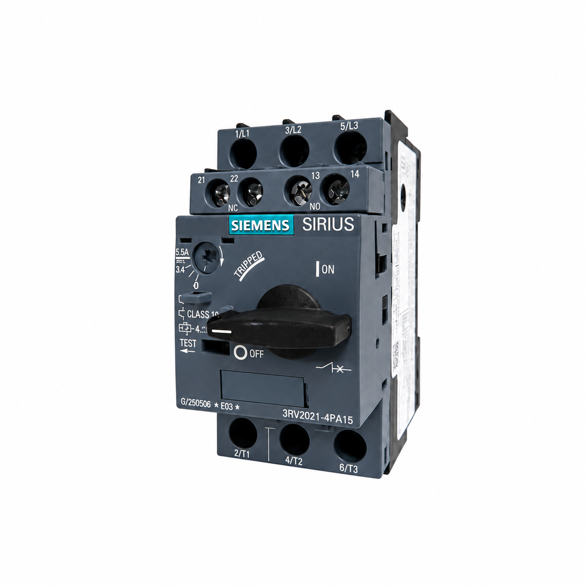 Siemens 3RV2021-4PA15 SIRIUS 3RV2 Motor Starter Protector