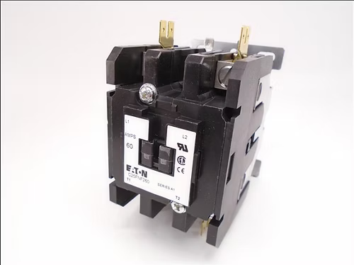Eaton C25FNF260B Definite Purpose Control Contactor 60A 240 Vac Coil 3 Pole