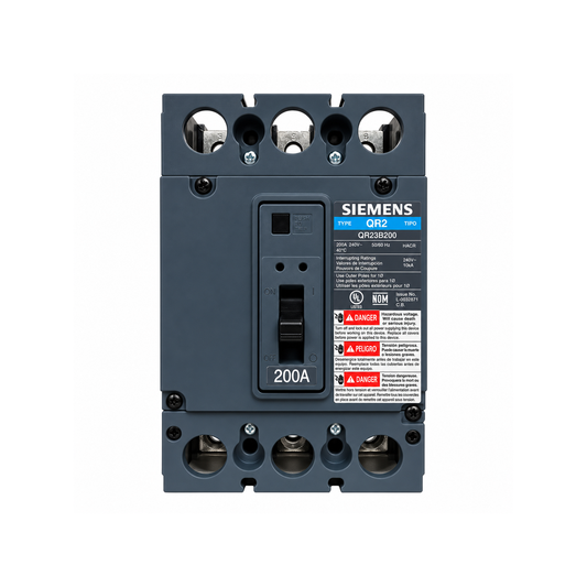 Siemens QR23B200 Type QR2 200A 3-pole molded case circuit breaker