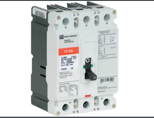 Eaton Cutler Hammer FD3060L Molder Case Circuit Breaker 60A