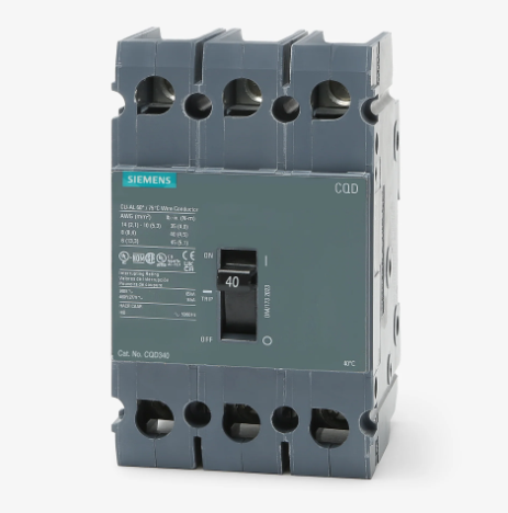 Siemens CQD340 3 Pole 40 A Circuit Breaker
