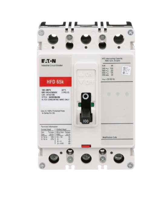 Eaton Cutler Hammer HFD2100L 100 A 2 Pole
