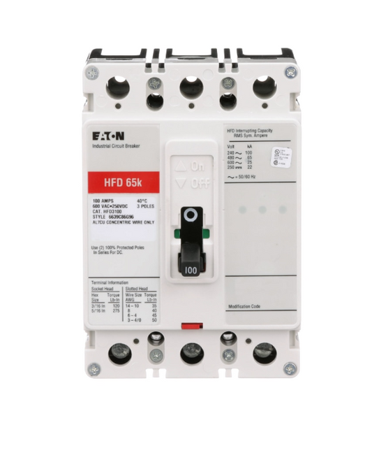 Eaton Cutler Hammer HFD2100L 100 A 2 Pole