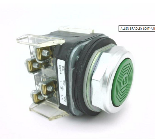 Allen Bradley 800-TA1B Green Momentary Push Button