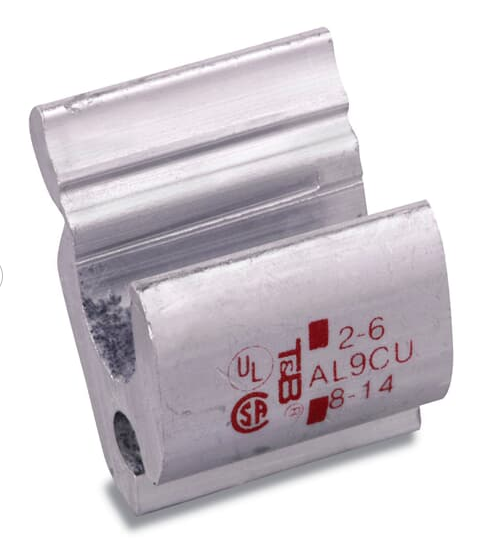 T&B 63125 2/0-2 Aluminum H-Tap