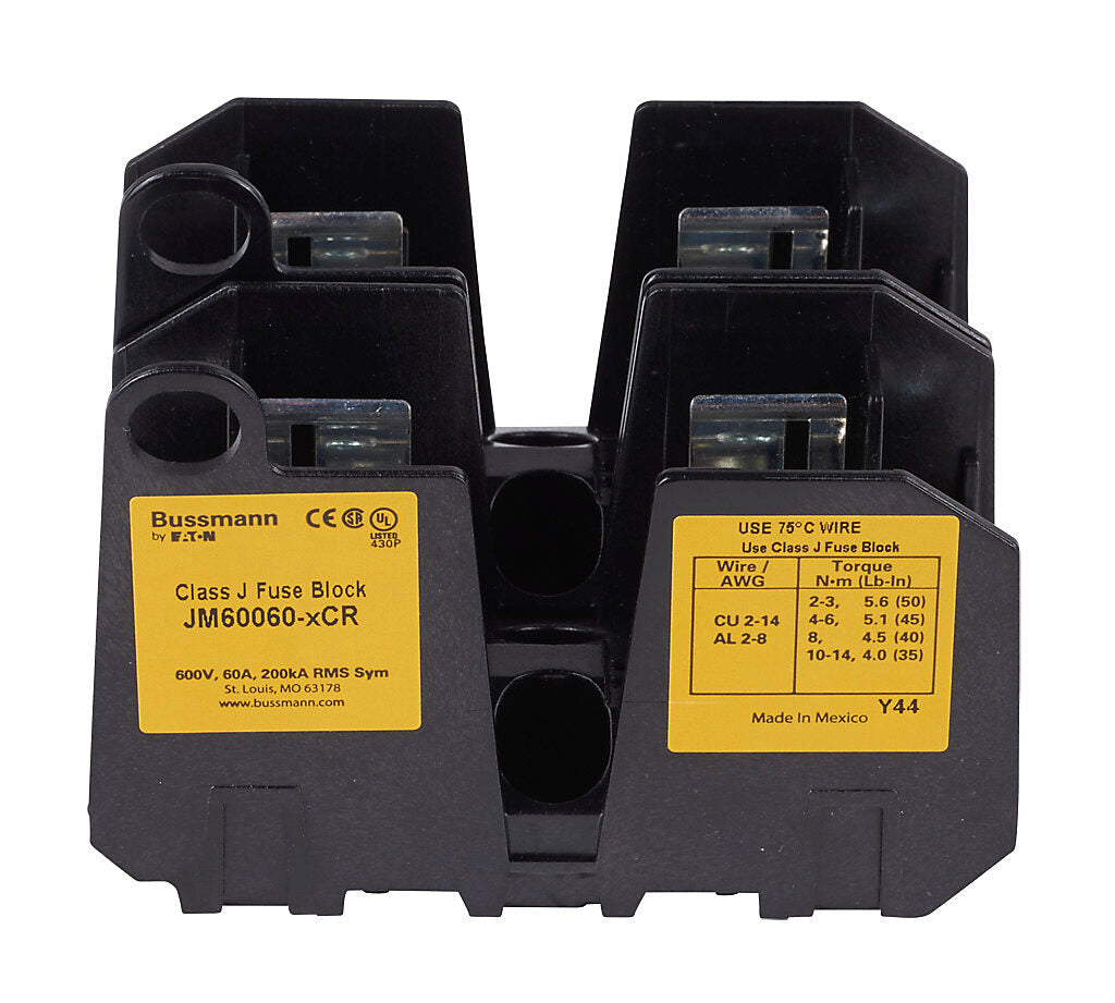 Eaton Bussmann JM60060-2CR Fuse Holder Block