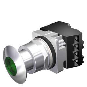 Siemens 52PP2G3AB 30mm Green Push Pull Operator